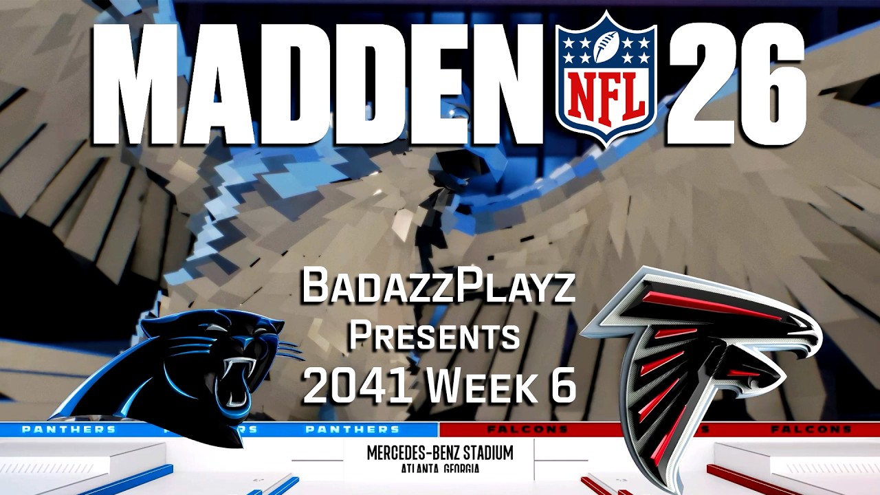 Madden 26 2041 Wek 6 Carolina Panthers At Atlanta Falcons (**No Commentary**)