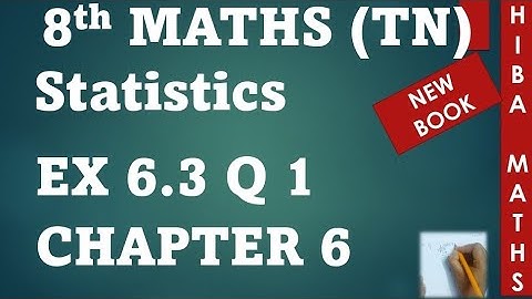 8th maths chapter 6 exercise 6.3 question 1 tn samacheer hiba maths