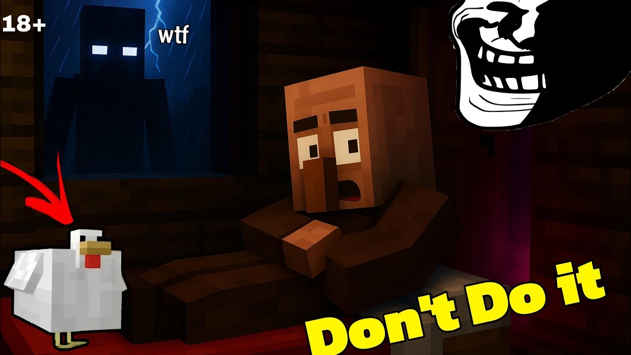 This Villager Doing Bad Things In Minecraft | Scary Myths Solved - YouTube