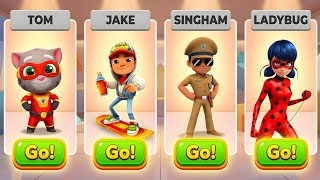 Spin The Wheel Talking Tom Hero Dash, Subway Surfers, Little Singham, Ladybug - Gameplay screenshot 4