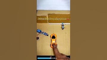 ✨ Automatic gate opens! 🚗 #arduino #robotics #viral #diy #stem #trending #viralvideo #science