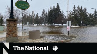 Manitoba issues flood warning amid spring storm