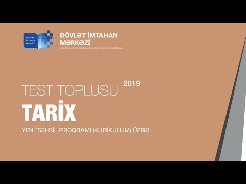 Tarix yeni test toplusu 2019 CAVABLAR (1-ci hissə) | HD