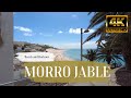  morro jable 4k harbor  beach walk  fuerteventura 