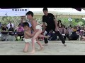 種子島の学校活動：第87回仲良し相撲大会星原小学校・住吉小学校前半ダイジェスト