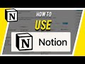 How to use notion  complete beginners guide