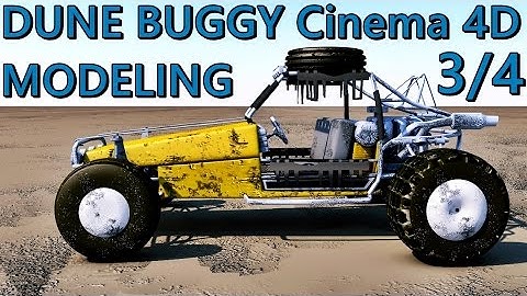 Cinema 4d | Dune Buggy | 3D Modeling 3/4