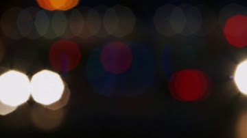 Blurry Footage Of Car Lights