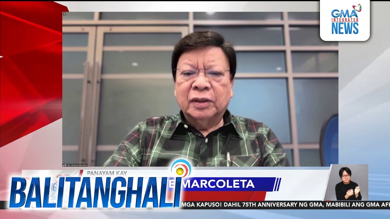 "They're trying to put words in my mouth" -- Sen. Marcoleta | Balitanghali