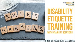 Disability Etiquette Training for Employers