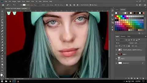 Billie Eilish - Time Lapse - Vector / Vexel Art