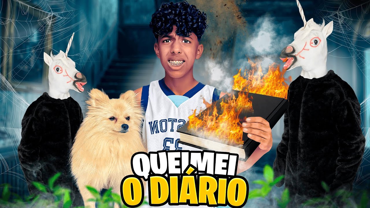 DESTRUÍMOS O DIÁRIO DO UNICÓRNIO DA DEEP WEB E ELE VEIO ATRÁS DE NÓS!! *será que fugimos?