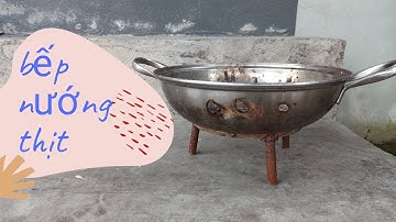 Làm bếp nướng thịt mini đơn giản nhất