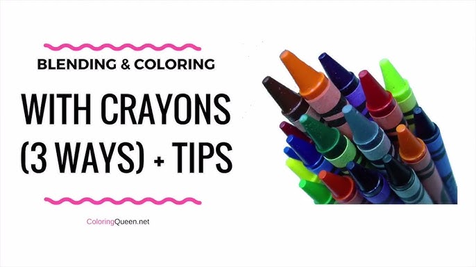 Adult Coloring with CRAYOLA Crayons 