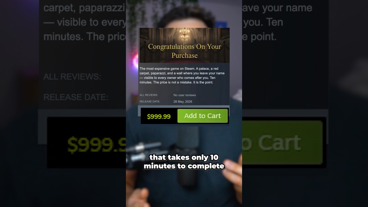 New Most Expensive Steam Game