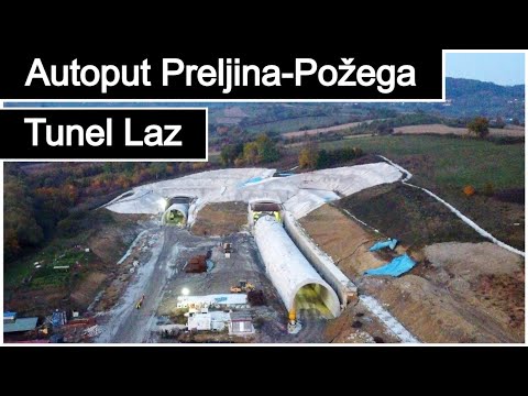 Autoput Preljina-Požega / Tunel Laz - intenzivni radovi