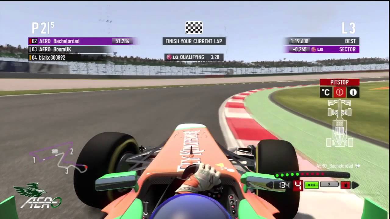 Herencia menor Personificación PS3 - F1 2011 - India - Online Setup - 1:19.386 - Force India - YouTube