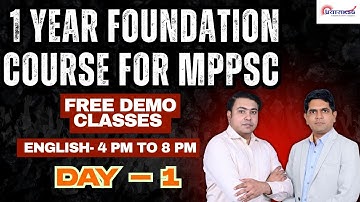 Day-1 English Free Demo MPPSC Class by Apurv sir and Praveen Sir