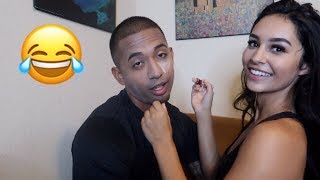 I DID HIS MAKEUP! ft Snewj  (HILARIOUS)