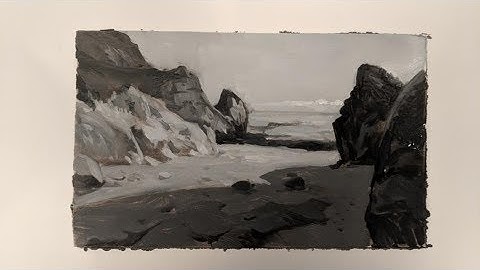 Art Camp 3 Oil Landscape Value Study