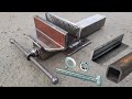 Scrab metal turning into a mini bench vice  galaxy fabrication