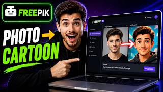 Cómo convertir fotos en caricaturas con Freepik AI