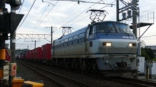 2016/10/04 JR貨物 夕方5時台の貨物 そろそろ終盤に・・・ 大谷川踏切