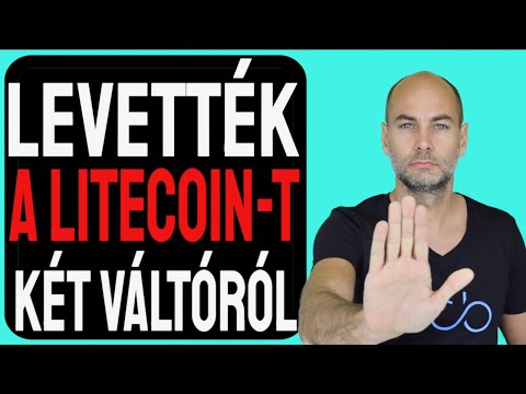 KÉT VÁLTÓ LEVESZI A LITECOIN-T [Részletek]