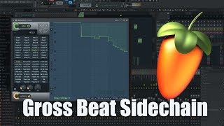 FL Studio Tutorial - How To Sidechain in FL Studio Using Gross beat