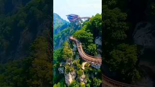 Beautiful View Of Shaohua Mountain, Shaanxi, China.