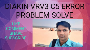 Daikin vrv3 ac  C5 error  solution | Diakin vrv3 me c5 error ko kaise hataye.#viralvideo #electrical