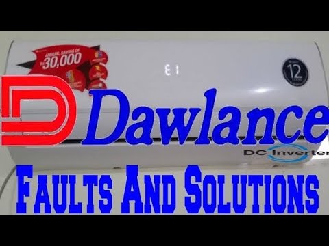 E1 ERROR Solved in  Dawlance AC E1 error Solution, e1 error code problem in   DC inverter