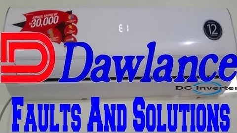 E1 ERROR Solved in  Dawlance AC E1 error Solution, e1 error code problem in   DC inverter
