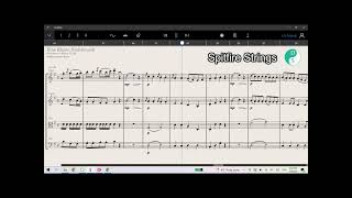 Eine Kleine Nachtmusik, Mozart | Spitfire Strings and StaffPad