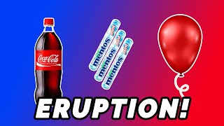 Coke Vs Mentos Vs Baking Soda In A Balloon Experiment