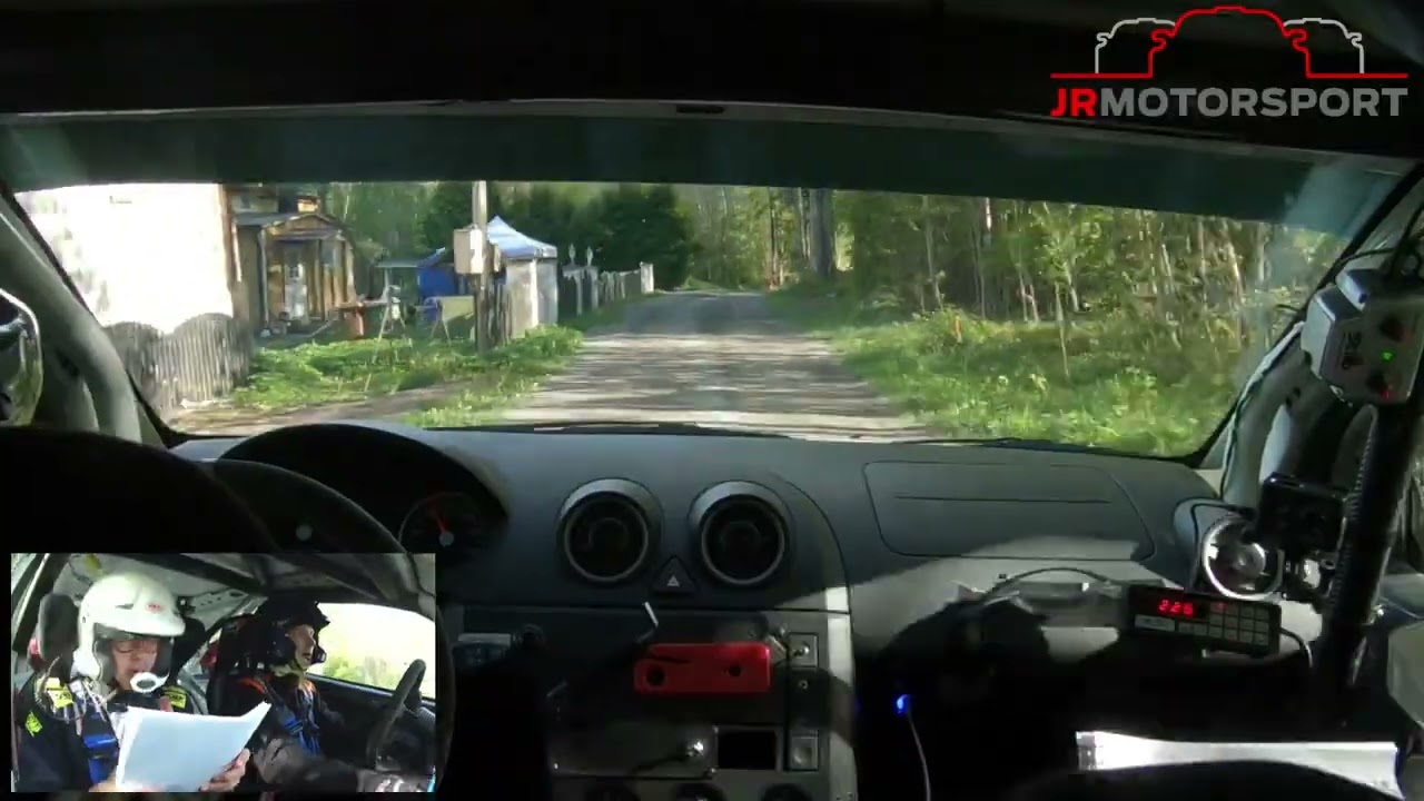 Rally Uppland 2025 SS5 Erik Andersson Mattias Lindsjö