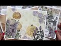 Honey Bee and Lavender Junk Journal Kit share