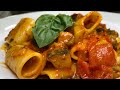 Paccheri con Melanzane e Nduja