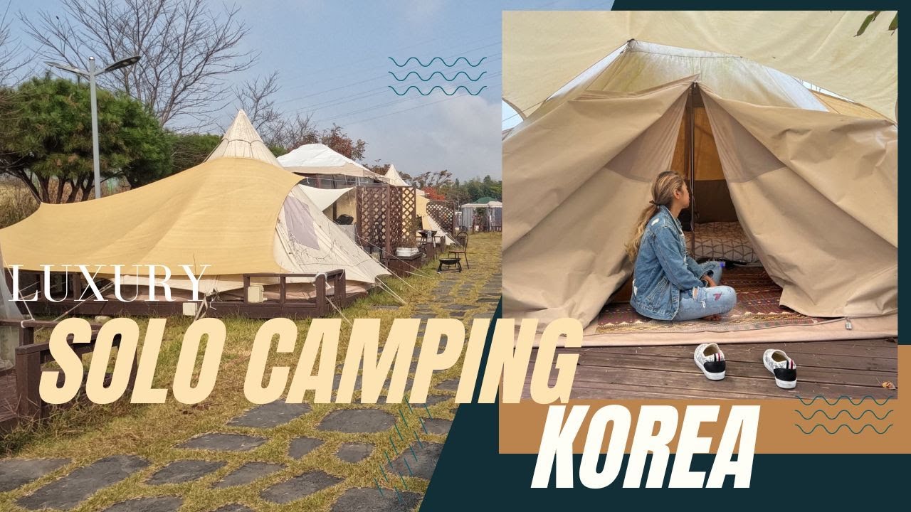 beautiful luxury solo camping Korea/Camping VLOG YouTube