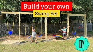 Build Your Own Swing Set  Step by Step