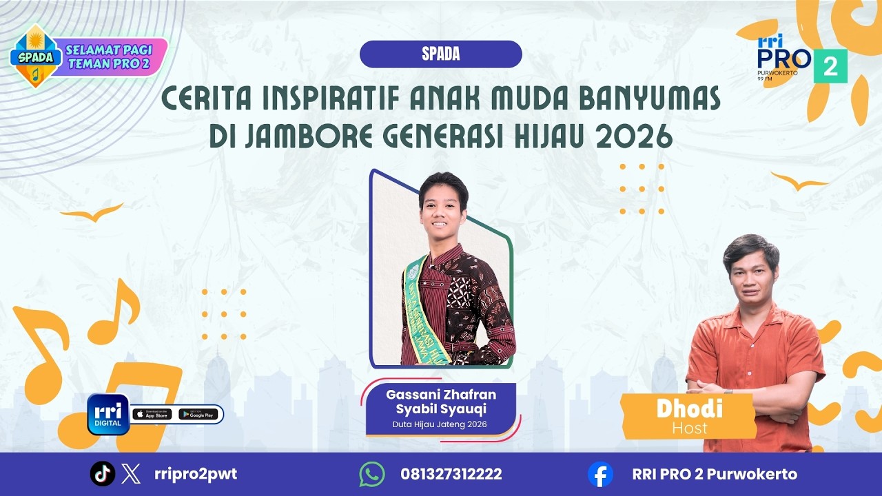 CERITA INSPIRATIF ANAK MUDA BANYUMAS DI JAMBORE GENERASI HIJAU 2026 | SPADA