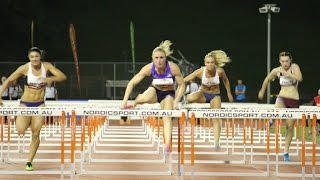 100M Hurdles W Sally Pearson 12.74 Qld Track Clic