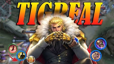 100% UNKILLABLE!! Super Tank Tigreal MVP Plays!! - Build Top 1 Global Tigreal ~ MLBB