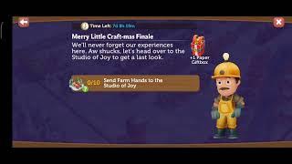 Farmville 2: Merry Little Craft-Mas event Complete ✅ Claiming Fuzzy Foxy🐕#farmville#black moon#farm screenshot 3