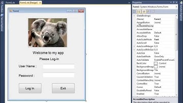 Visual Basic .Net Login Form Using Access 2007 Database And Play Sound Part 2/2