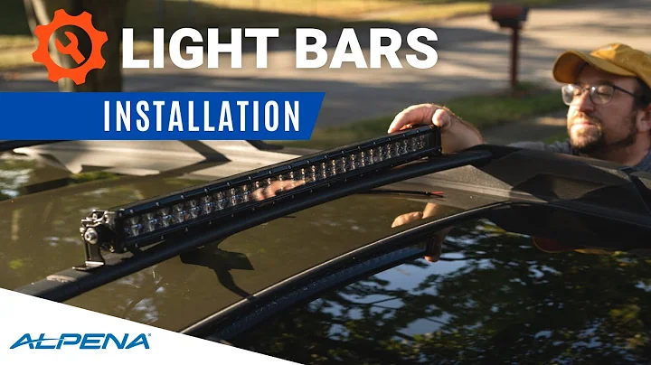 Install LED Light Bars from Alpena