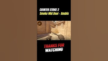 CS2 ANUBIS - SMOKE MID DOOR FROM STREET  #counterstrike2 #cs2 #cs2smokes