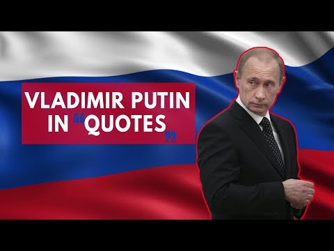 Video: Putin's famous catchphrases