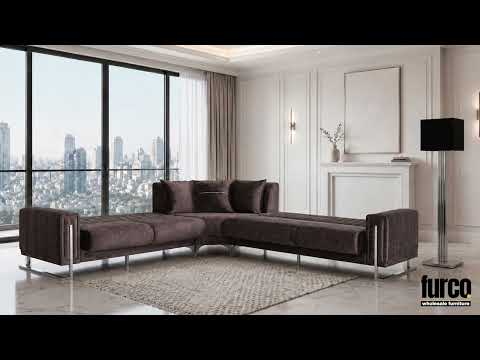 Quatro Gray Sectional Set