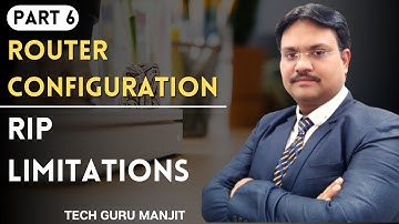 RIP - Routing Information Protocol Limitations: Part 6 | Router Configuration | Tech Guru Manjit